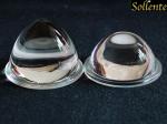 Industrial Light Clear LED Glass Lens With Narrow Angle 35 Degree