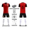 Buy cheap Breathable Custom Soccer Uniforms Quick Dry Football Polyester Fabric Shirt from wholesalers