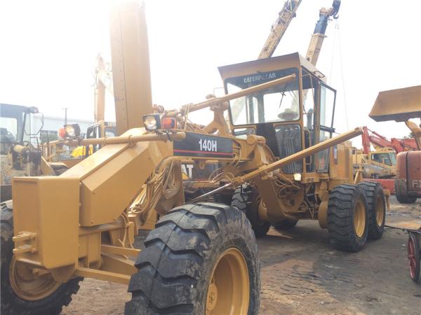Buy cheap 140H Used Motor Grader Secondhand Road Machinery Caterpillar With Ripper from wholesalers
