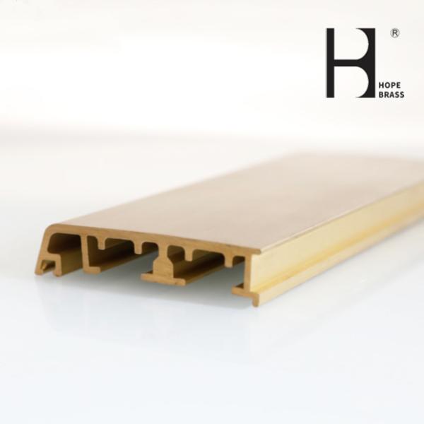 Buy cheap OEM C38500 Brass Door Frame , Corrosion Proof Brass H Profile from wholesalers