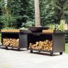 Buy cheap Portable Powder Coating Black Corten Steel BBQ Grill Outdoor Fire Pit Bbq from wholesalers