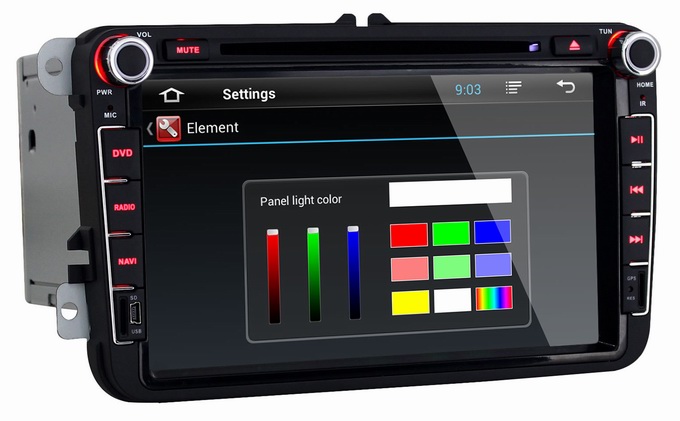 Ouchuangbo Android 4.2 DVD Stereo Radio Player for Volkswagen Caddy /Golf /MK5 /Golf Plus GPS 3G Wifi USB TV OCB-8814B