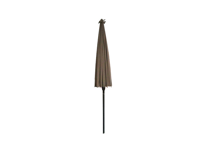 Fiberglass Ribs Round Patio Umbrella 3m Garden Parasol Umbrella