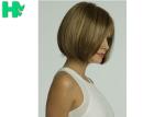 12 Inch Short Top Quality Synthetic Red No Weft Bob Natural Hair Wigs