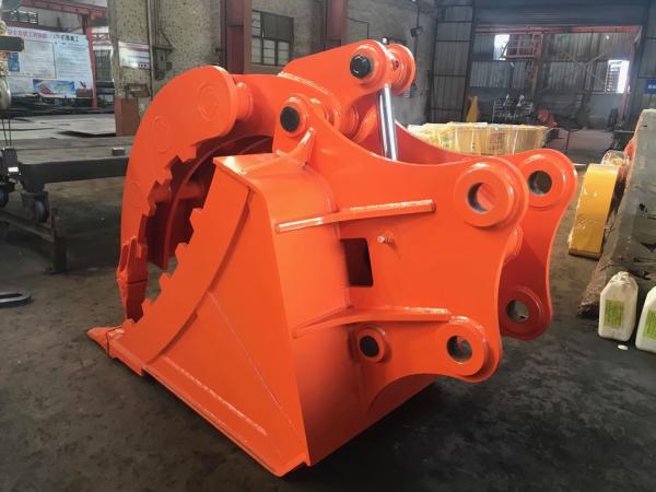 Mini Hydraulic Excavator Thumb Bucket For SK120 SK160 SK220 Landscaping