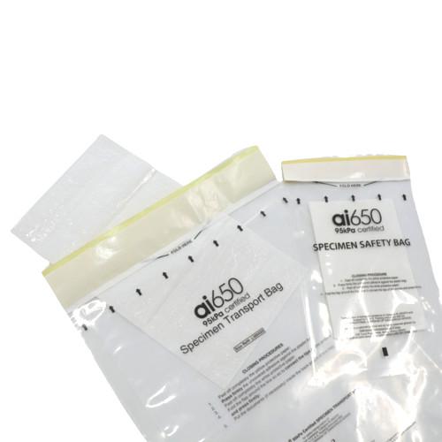 Buy cheap 100% LDPE Specimen 95kpa Biohazard Bag Transparent Custom Printed from wholesalers