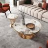 Buy cheap Round Marble Combination Coffee Table No Drawer For Living Room from wholesalers