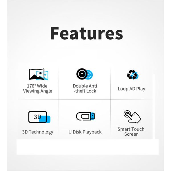 27 inch capacitive touchscreen transparent lcd screen price box indoor table stand advertising screen for supermarket