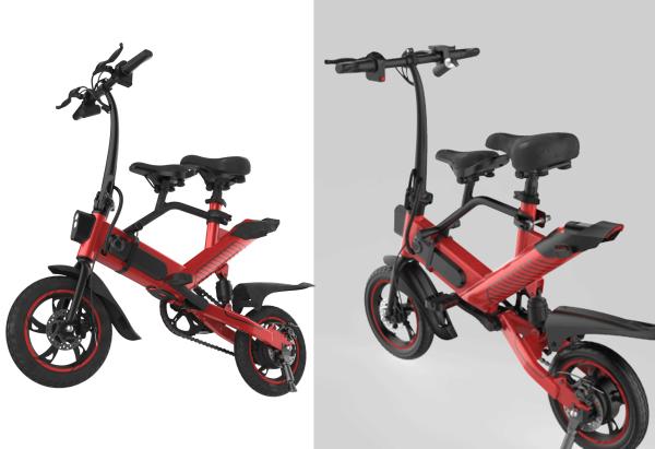 Buy cheap Lightweight Small Electric Bike , Folding Road Bike Environmentally Friendly from wholesalers