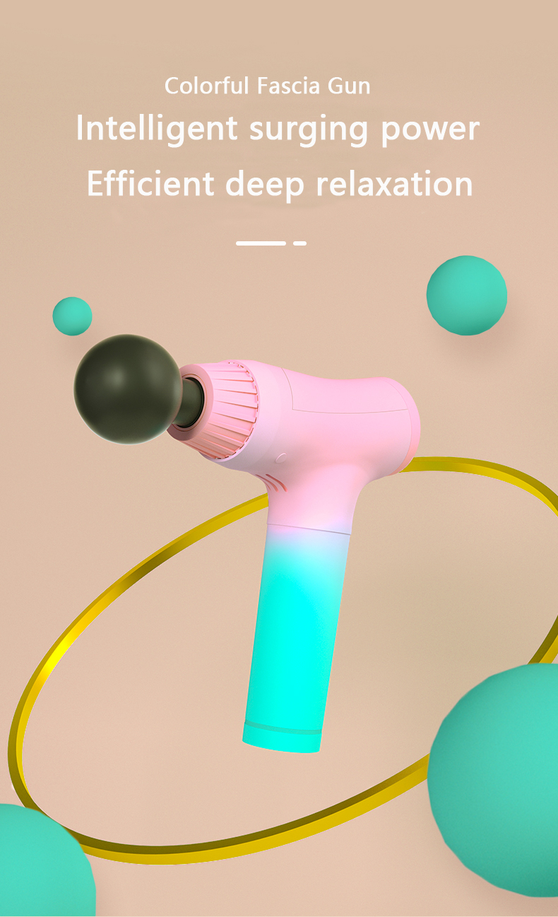 Rechargeable Cordless Deep Tissue Massage Gun 1200 To 2800RPM