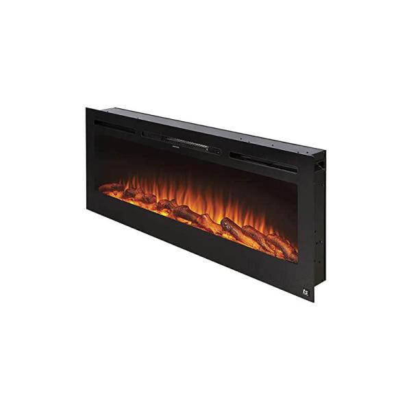 Buy cheap Electric 1500w 50" Decorative 15 Colors Flame Wall Mounted Recessed LED Fireplaces Heater from wholesalers