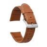 Buy cheap Flexible 24mm Genuine Leather Watch Strap Bands Stainless Steel Buckle from wholesalers