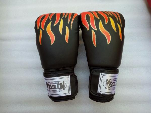 Buy cheap Hot Sell red blue black PU boxing gloves fighting gloves for sale from wholesalers