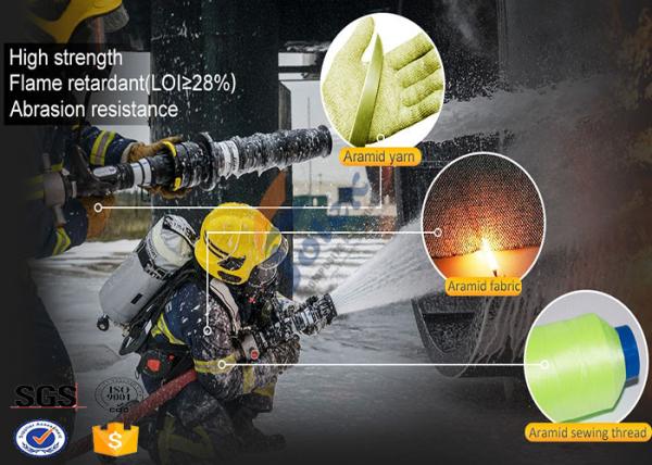 Buy cheap Industry Workwear / Coverall Kevlar Aramid Fabric 0.45mm Lightweight from wholesalers