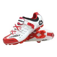 Buy cheap Red And White Mountain Cycling Shoes Geometry Design Body High Pressure product