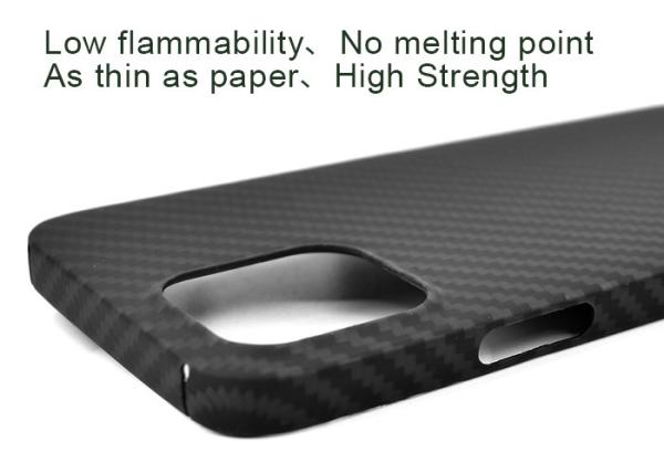 Buy cheap Military Grade 0.65mm Thickness Matte Aramid Fiber iPhone 12 Case from wholesalers