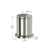 Buy cheap 20mm Dia Ceiling Cable Hanging System M6 Female Thread Nickel Plated YW86252 product