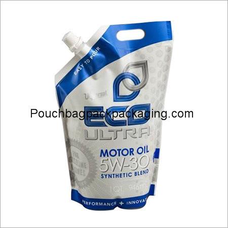 Buy cheap Free stand up spout pouch, laminated spout pouch for motor oil from wholesalers