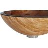Buy cheap Countertop Tempered Glass Sink Hot Melt Countertop Brown Colour from wholesalers