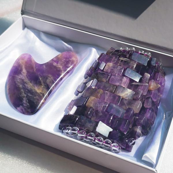 Buy cheap ODM Dark Circle Removal Amethyst Jade Eye Mask Anti Wrinkle Jade Eye Patch from wholesalers