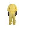 Buy cheap White Blue Surgical Disposable Gown Lightweight Chemical Protective Coveralls from wholesalers