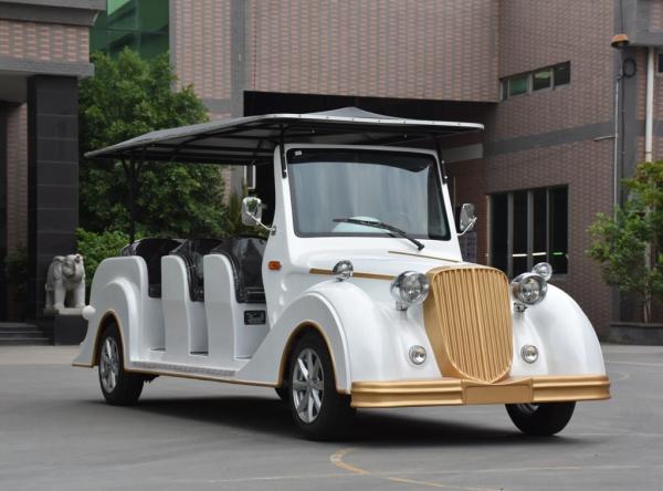 Sightseeing 11 Seats Electric Vintage Cars with Corrosion Resistance Body CE