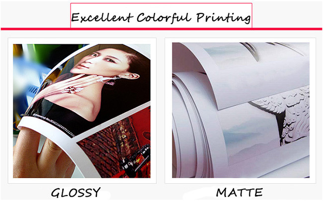 Glossy Carbon Powder Printing Two Sided Photo Paper