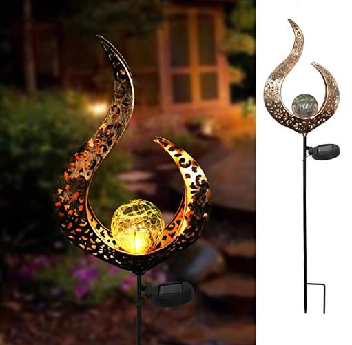 Buy cheap Moon Shape 1.2V 0.5Watt Decorative Solar Garden Lights from wholesalers