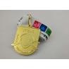 Buy cheap Customized Soccer Football Medallion Die Cast Medals , Bronzed Police Challenge Awards from wholesalers