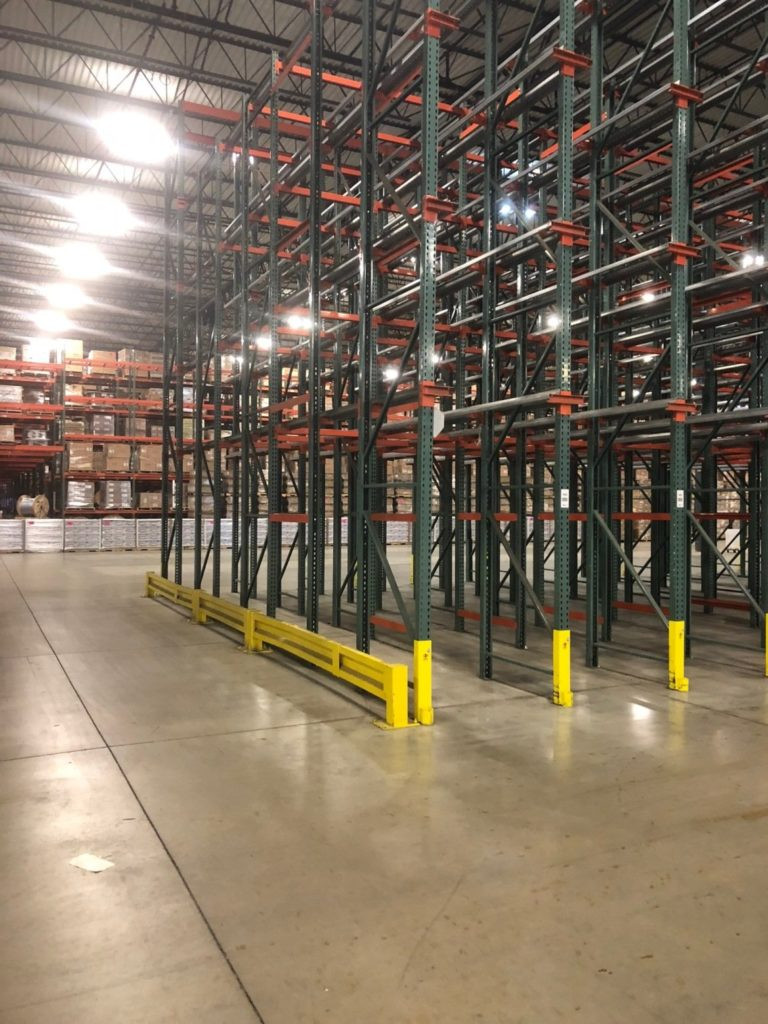 Heavy Duty Shelving Drive In Drive Through Racking System 1.5-2.5mm Depth