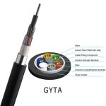 36 48 72 96 144 288 Core G652D Armored Fiber Optic Cable Single Mode