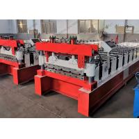 Buy cheap 0.7mm 5kw Trapezoidal Roll Forming Machine For Metal Roofing Sheet product