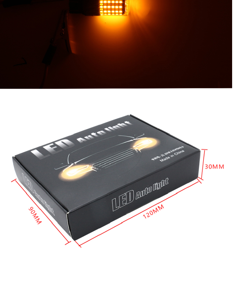 168smd Reversing Car Turn Signal Lights 12v Universal Led Fog Lights 30w