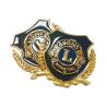 Buy cheap Custom Enamel Metal Badges Engraved Name Badges Lion Club Lapel Pin from wholesalers