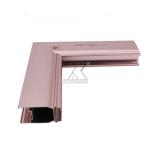 AA15 Rose Gold Anodized Aluminium Profile For Sliding Doors