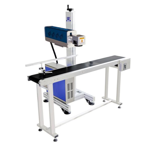 Buy cheap Fast Speed Non Metal Materials CO2 Fly Laser Marking Machine from wholesalers