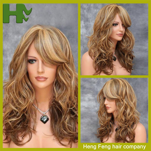 Heat Resistant 24 Inch Long Synthetic Wigs For Black Women