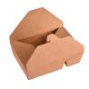 Buy cheap Takeout Box Restaurant Packaging Double Compartment Paper Box Disposable Paper Takeout Fast Food Container from wholesalers