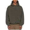 Buy cheap Custom Non Drawstring Blank Oversized Sweatshirts Black Cropped Hoodies from wholesalers