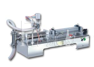 China 25bpm Pneumatic Paste Filling Machine Mineral Water Filling Machine With Foot Switch on sale