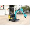 Buy cheap Compact Digger CE Standard 1700kg Diesel Mini Excavator For Farm Use from wholesalers