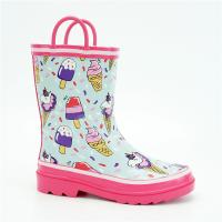 Buy cheap 28EU Slip Resistant Rain Boots , SA8000 Kids Pink Rain Boots product