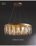 Modern living room chandeliers round gold hanging art deco lamp(WH-CY-241)