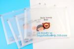 Fashion lock Packaging Bag with Slider Fashion PVC sealed stationery bag,