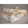 Buy cheap Small Space Retail Shopping Mall Kiosk / Jewellery Display Cabinets Stable Structure from wholesalers