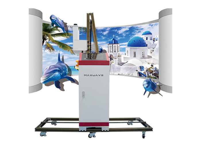 Intelligent Vertical 3D Wall Painting Printer 2.5m high Dimension