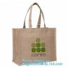 Buy cheap shoulder strap plain jute beach bags logo print jute shopping bag promotional hessian burlap tote jute bag bagease pac from wholesalers