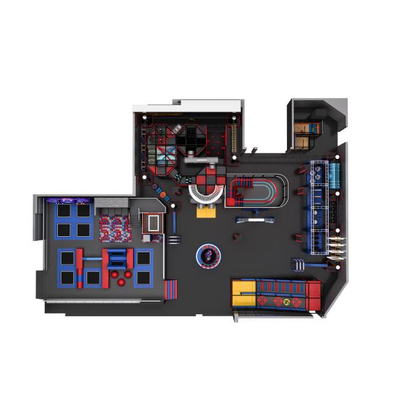 Customizable Indoor Jungle Playground Equipment for Kids 2-12 Years