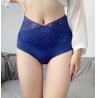 Buy cheap Sexy High Waist Womens Underwears Plus Size Lace Design Cotton Undies Shape-Shaping Panties from wholesalers