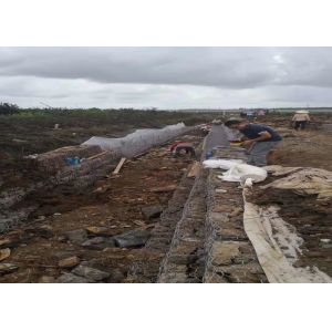 Buy cheap Zinc Coated River Bank Welded Mesh Gabion Baskets from wholesalers